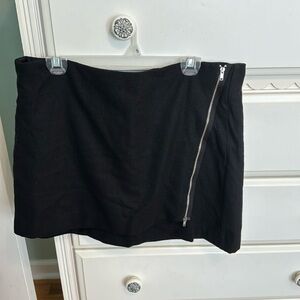 Black wool mix skirt NWT